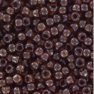 Toho seed beads 8/0 round Transparent Smoky Topaz - TR-08-941